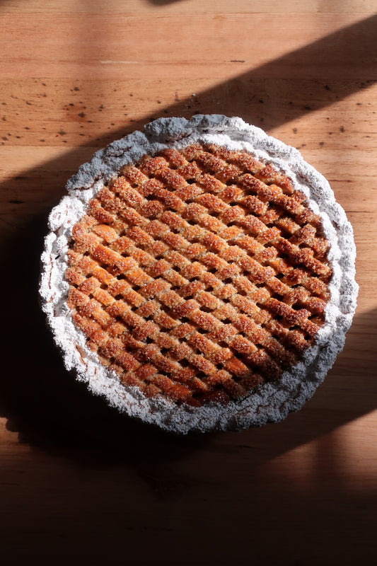 Apple and Rhubarb Pie