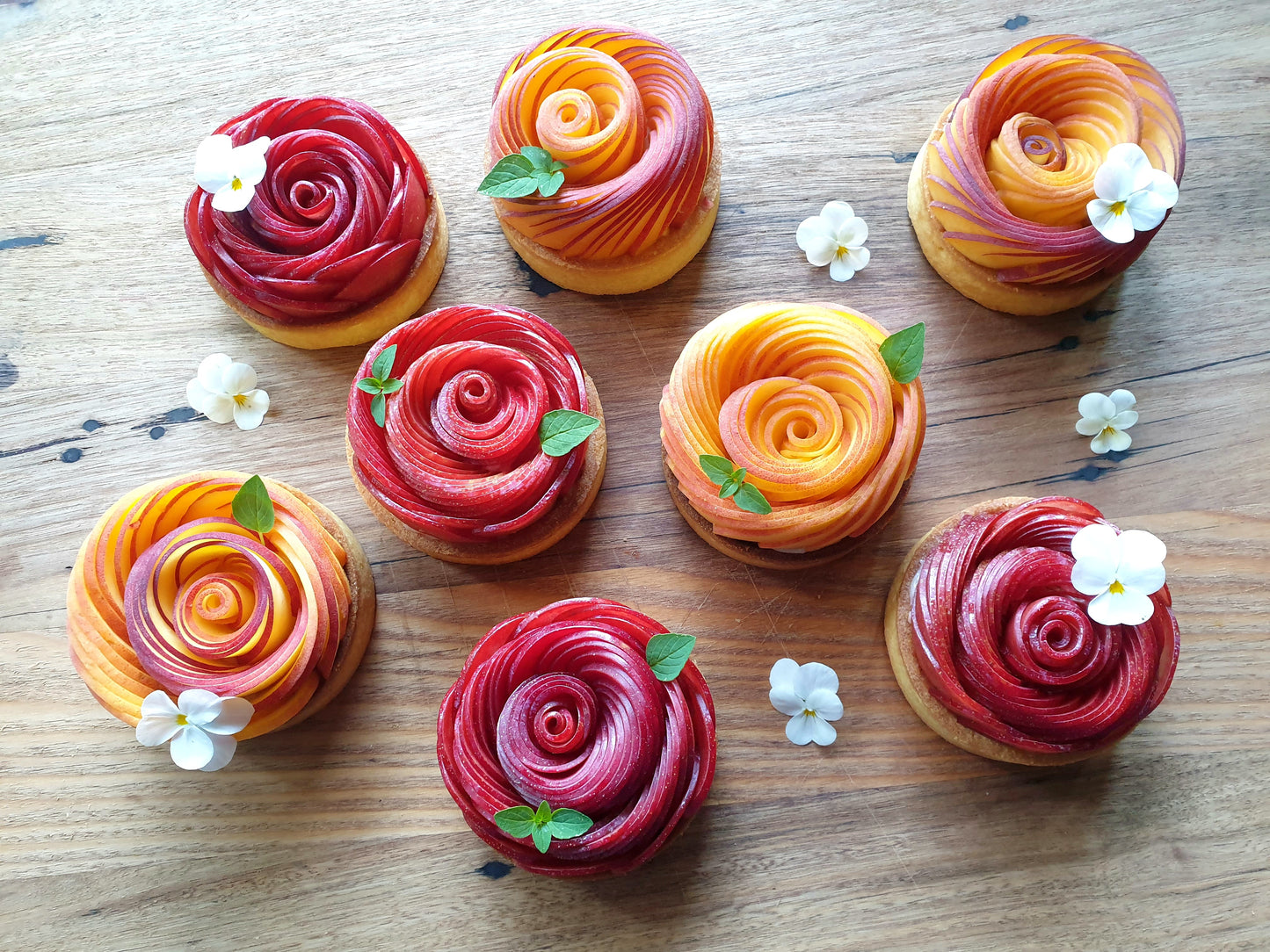 Individual Fancy Fruit Tarts