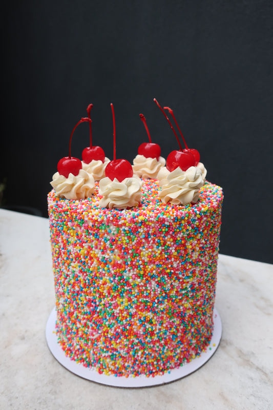 Fairy Bread Chocolate Cake