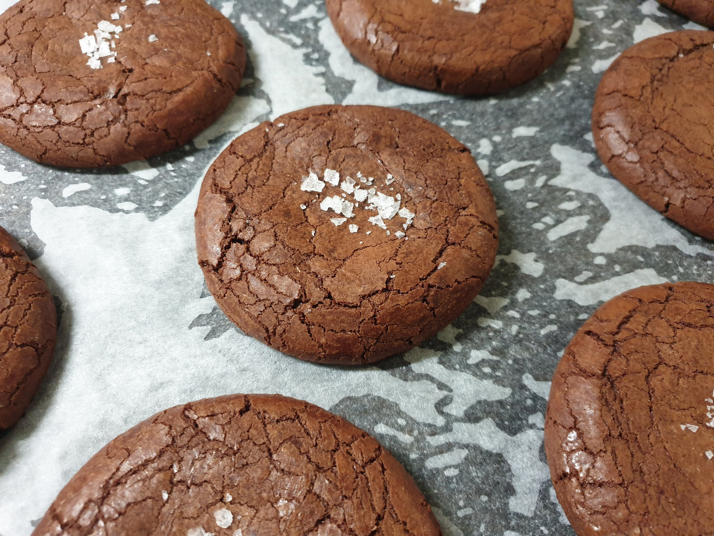 Dark Chocolate and Rye Cookies