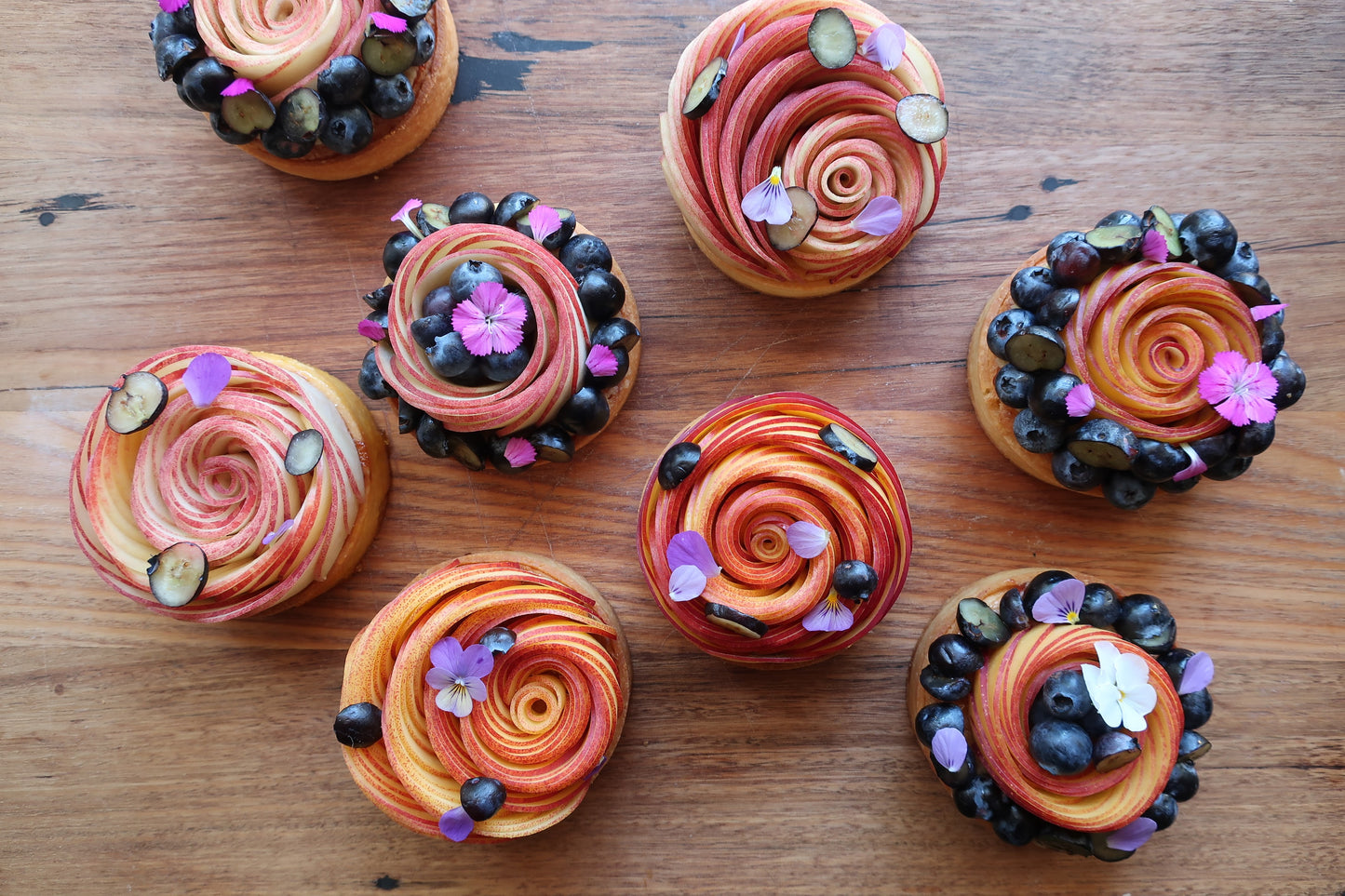 Individual Fancy Fruit Tarts